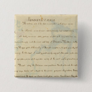 Description of Delaware 15 Cm Square Badge