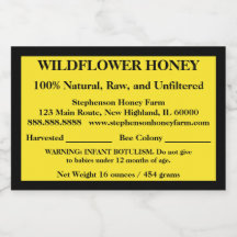 Descriptive Honey Jar (Version 6)