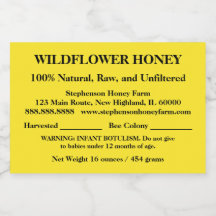 Descriptive Honey Jar (Version 8)