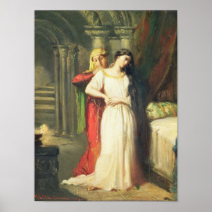 Desdemona Retiring to her Bed, 1849 Poster