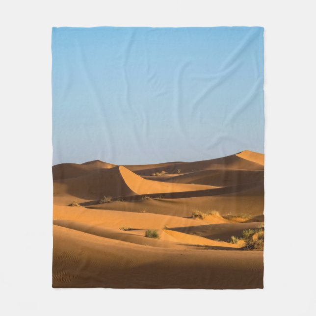DESERT 3D WALLPAPER FLEECE BLANKET (Front)