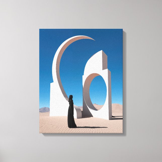 Desert Arcana: Whisper of the Cosmos Canvas Print (Front)