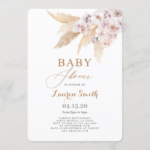 Desert Baby Shower Invitation
