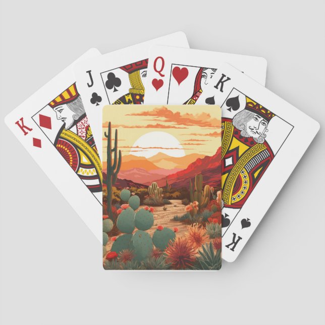 DESERT BEAUTY #1 PLAYING CARDS (Back)