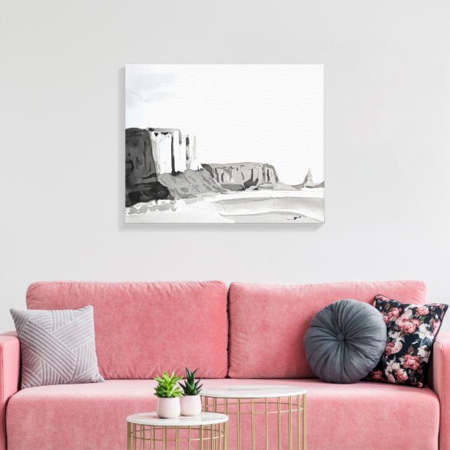 Desert Beauty Canvas Print (Insitu(LivingRoom))