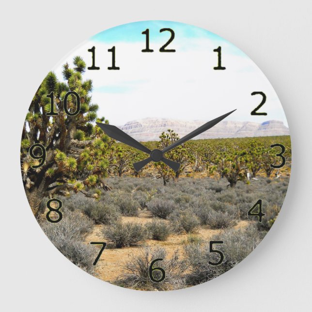 Desert Beauty Large Clock (Front)