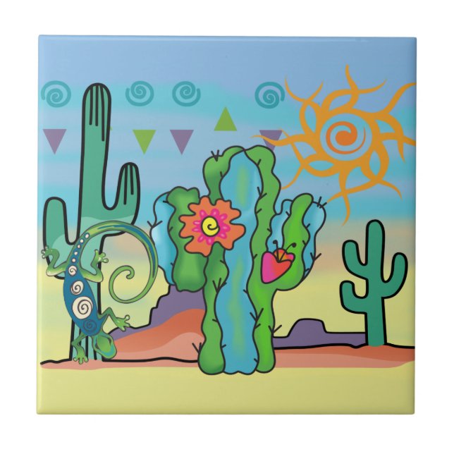 Desert Beauty Tile (Front)