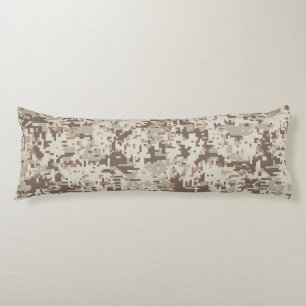 Desert Beige Style Digital Camouflage Body Cushion