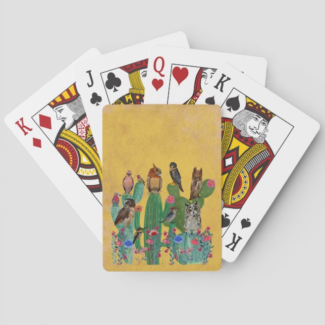  DESERT BIRDS PLAYING CARDS (Back)