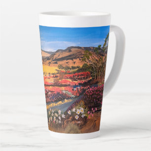 Desert Bloom, by Gary Poling Latte Mug