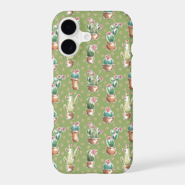 Desert Bloom Step | Green Pattern (Back)
