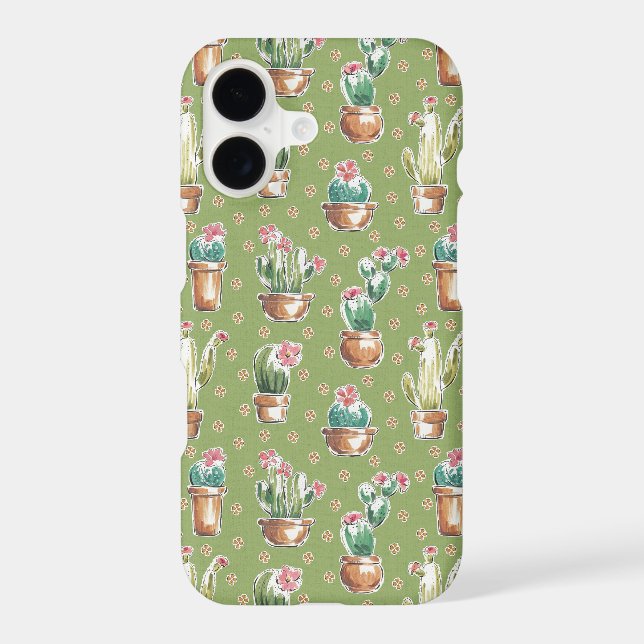 Desert Bloom Step | Green Pattern (Back)