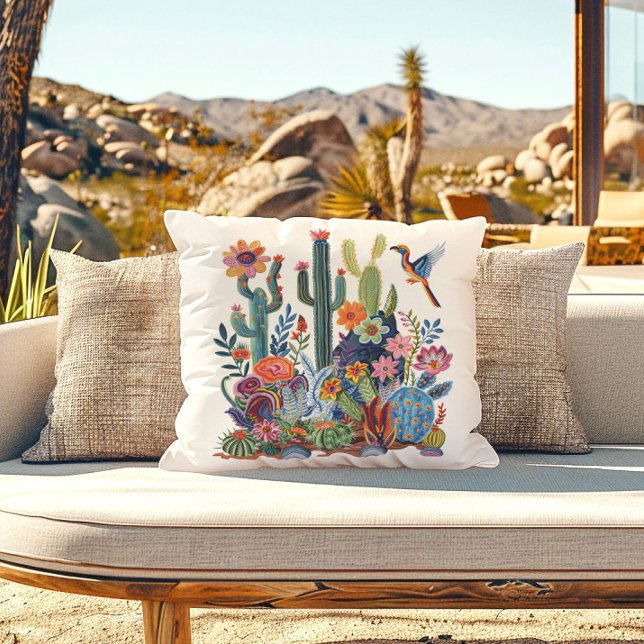 Desert Blooms Floral Symphony Cushion (Creator Uploaded)