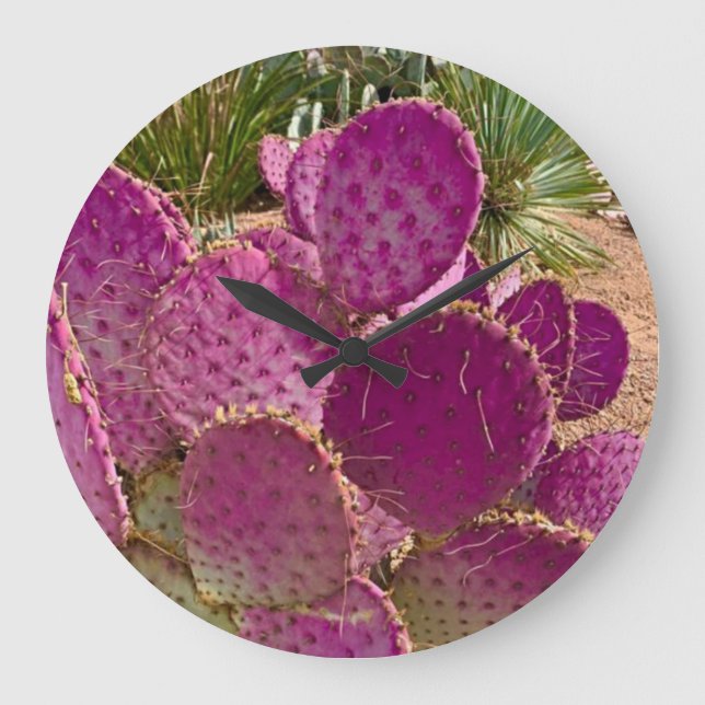 Desert Blooms Large Clock (Front)