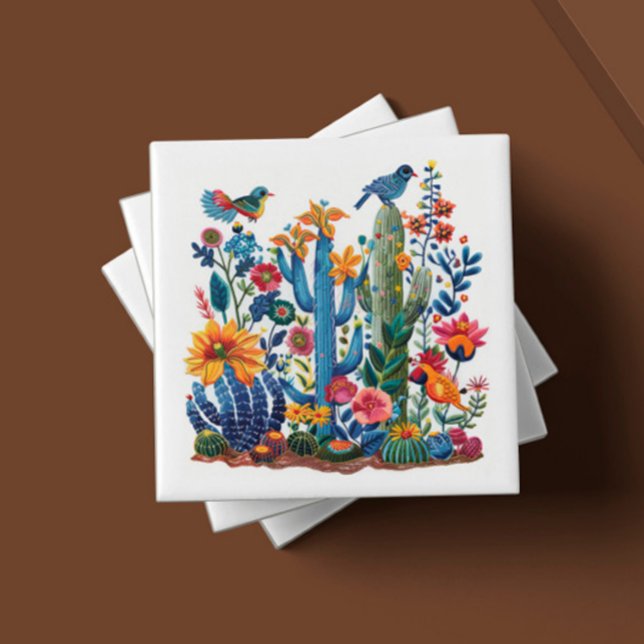Desert Blooms Saguaro Serenade Tile (Creator Uploaded)
