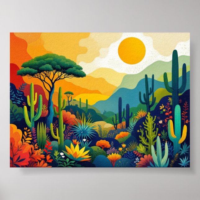 Desert Brazilian Caatinga biome Poster (Front)