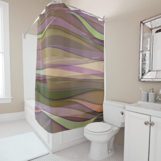 Desert Breeze Shower Curtain (In Situ)