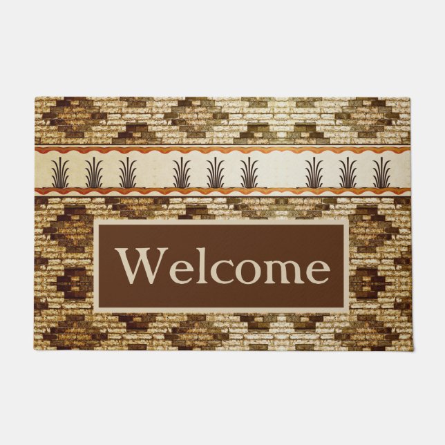 Desert Brick Welcome Doormat (Front)
