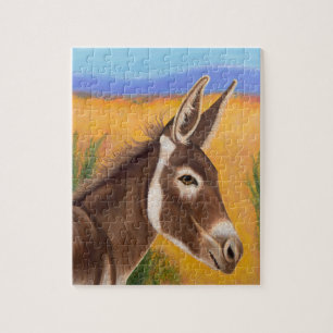 Desert Burro Jigsaw Puzzle