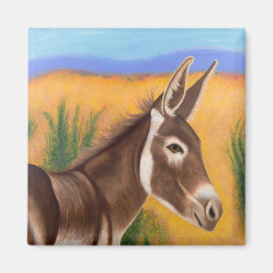 Desert Burro Magnet