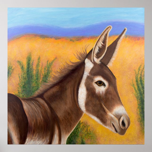 Desert Burro Poster (Front)