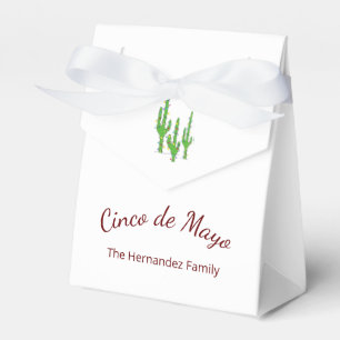 Desert Cactus Cinco de Mayo Fiesta Party Favour Box