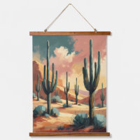 Desert Cactus Dream – Abstract Southwestern