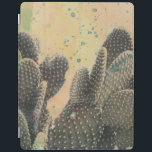 Desert Cactus | Green Splatter iPad Cover<br><div class="desc">Desert Cactus | Green Splatter Artist: Naomi McCavitt</div>