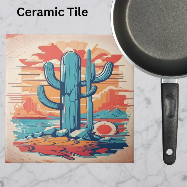 Desert Cactus Illustration  Tile (Creator Uploaded)