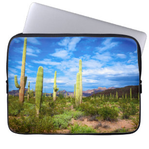 Desert cactus landscape, Arizona Laptop Sleeve