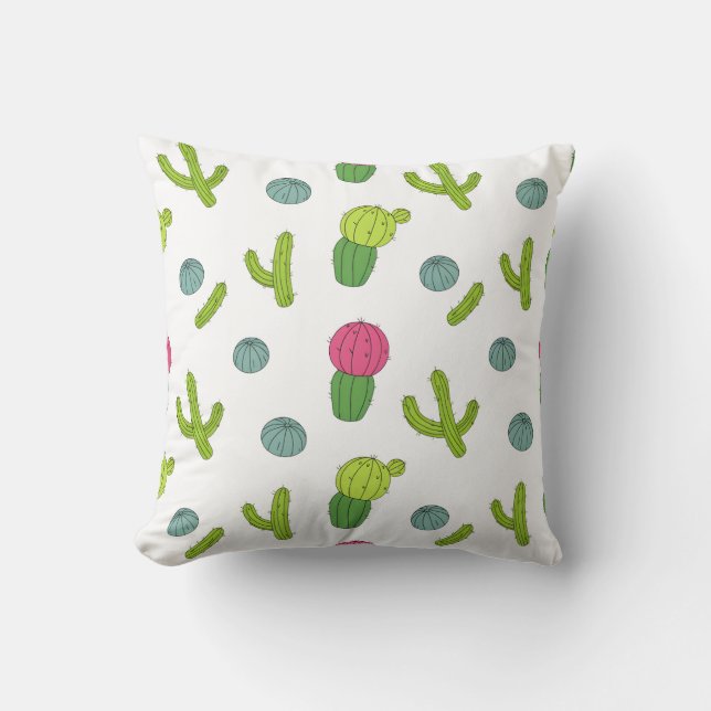 Desert Cactus Pattern Cushion (Front)