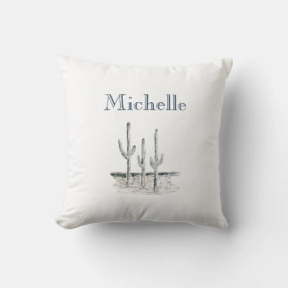 Desert Cactus Personalised Cushion