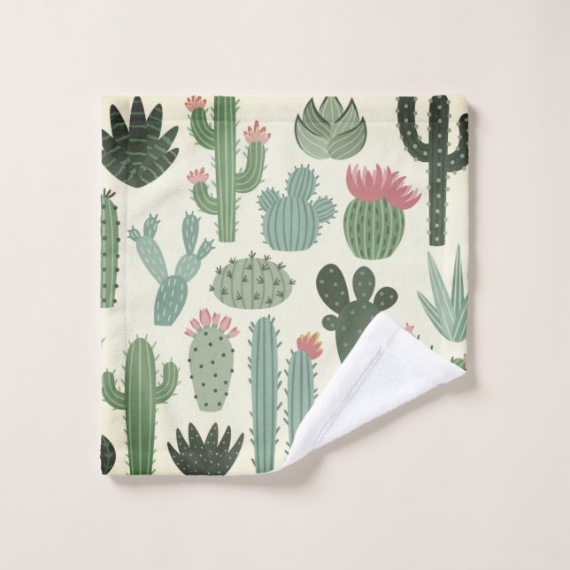 Desert Cactus Pretty Wash Cloth (Wash Cloth)