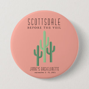 Desert Cactus Scottsdale Bachelorette Button