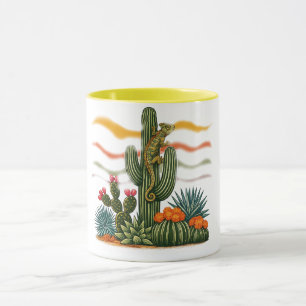 Desert Cactus Shirt, Southwest Cactus Tee, Boho W Mug