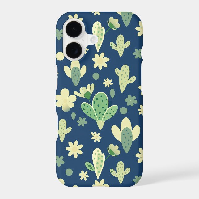 Desert Cactus & Succulent Pattern (Back)