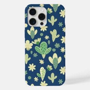 Desert Cactus & Succulent Pattern iPhone 15 Pro Max Case