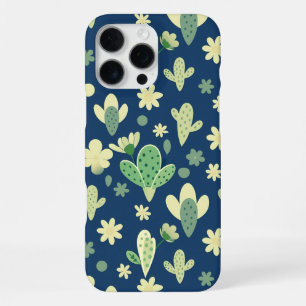 Desert Cactus & Succulent Pattern iPhone 16 Pro Max Case