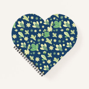 Desert Cactus & Succulent Pattern Notebook