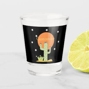 Desert Cactus Sun Thunder_Cove Shot Glass