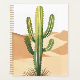 Desert Cactus   Watercolor Green Cacti Planner