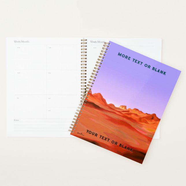 Desert Calm Planner (Display)