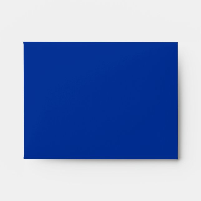 Desert Camel Caravan Blue Note Card Envelope (Front)