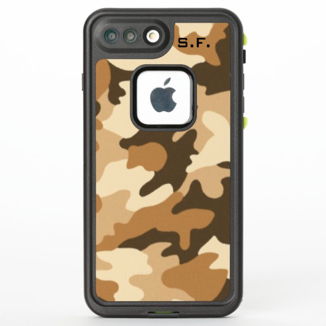 Desert Camo iPhone Case (Back)