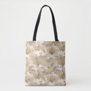 Desert Camo Print Tote Bag