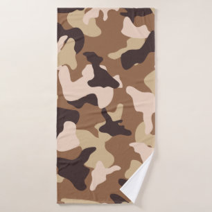 Desert camo sand camouflage army pattern bath towel