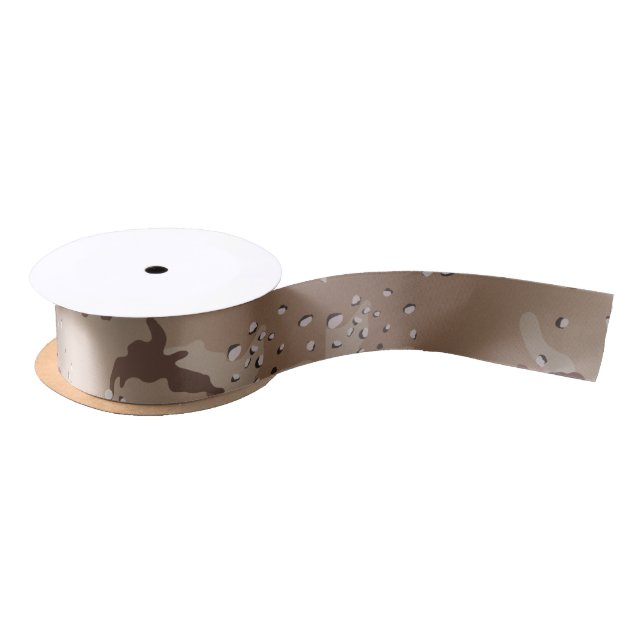 Desert Camo Satin Ribbon (Spool)