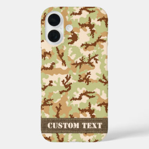 Desert Camouflage iPhone 16 Case