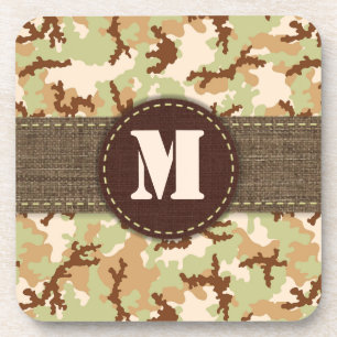 Desert camouflage coaster