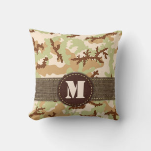 Desert camouflage cushion